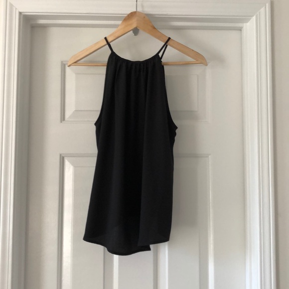 Black Top w/ Metal Neck Detail - Picture 2 of 3